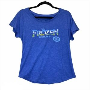 Disney Frozen Pre Broadway Musical T-Shirt Blue
